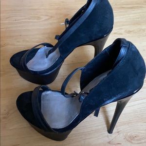 ADRIENNE MALOOF FOR CHARLES JOURDAN Black Shoes